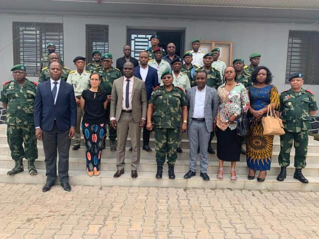 Séance de travail entre les membres du cabinet CTC, le BIT et les Forces de l'Armée Congolaise